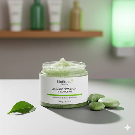 Gommage Détoxifiant & Exfoliant – Sels Marins & Huiles Naturelles