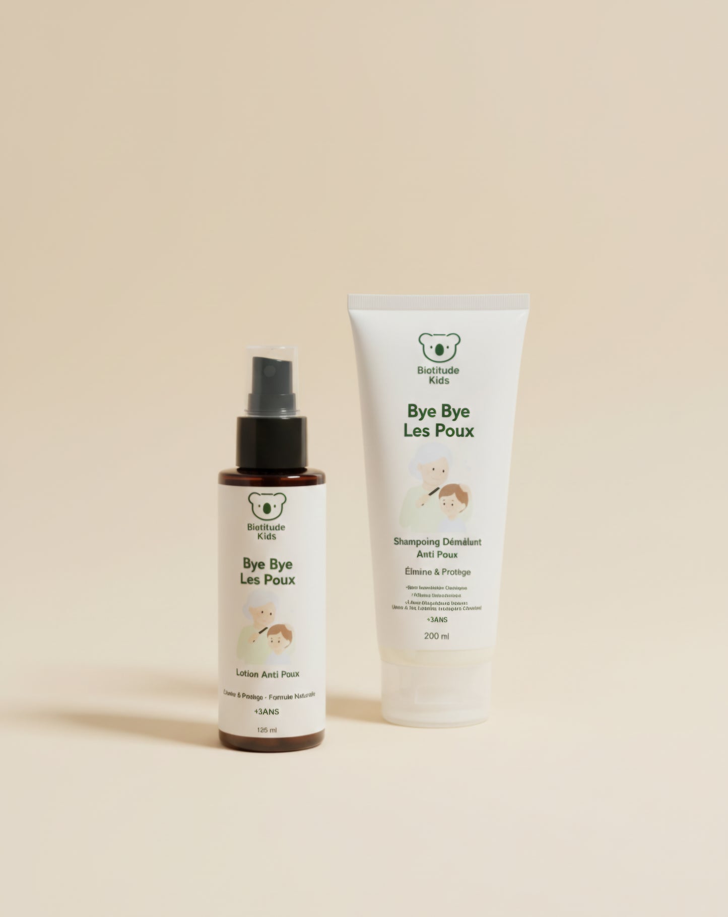 Traitement Complet Anti-Poux Biotitude Kids