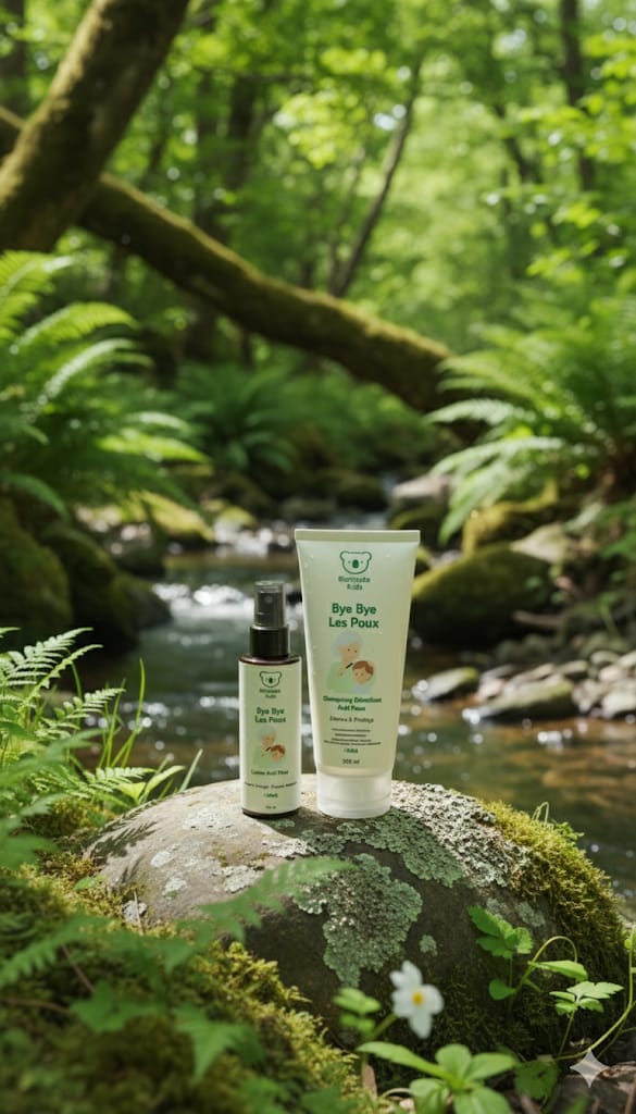 Shampoing & Démêlant Anti-Poux 2 en 1 Naturel – Action Mécanique